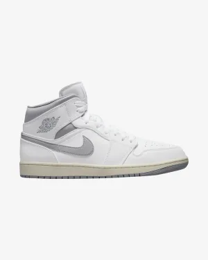 NIKE AIR JORDAN1 MID NEUTRAL GREY City Step Trail Running
