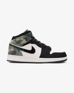 NIKE AIR JORDAN1 MID SE GS CAMO 2020 (NEW) All-Weather Performance High-performance