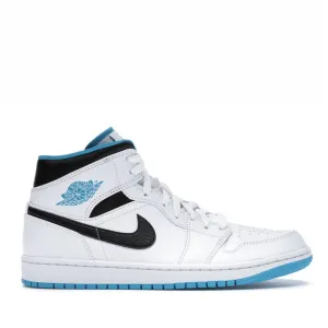 All-Purpose Wear NIKE AIR JORDAN1 MID WHITE LASER BLUE -