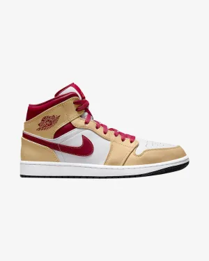 NIKE AIR JORDAN1 MID WHITE ONYX CURRY Lightweight Design