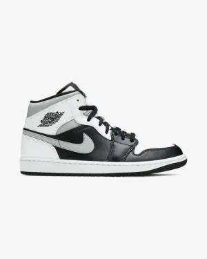 Retro-inspired silhouette Slim stability NIKE AIR JORDAN1 MID WHITE SHADOW