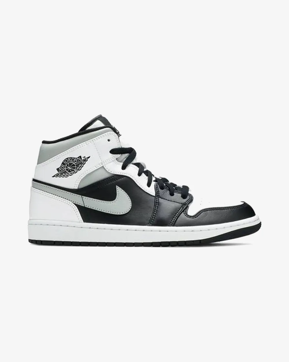 Retro-inspired silhouette Slim stability NIKE AIR JORDAN1 MID WHITE SHADOW