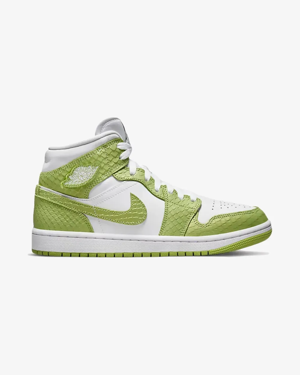 Easy Activity Comfort Slip NIKE AIR JORDAN1 MID WMNS SE GREEN PYTHON