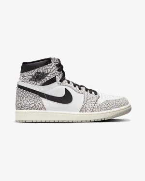 NIKE AIR JORDAN1 RETRO HIGH OG GS WHITE CEMENT (NEW) All-around touch Secure Sole