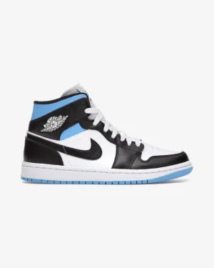 Breathable Upper NIKE AIR JORDAN1 WMNS MID UNIVERSITY BLUE