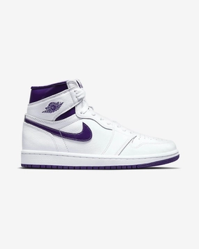NIKE AIR JORDAN1 HIGH RETRO WMNS OG COURT PURPLE Superior Cushioning Training Flex