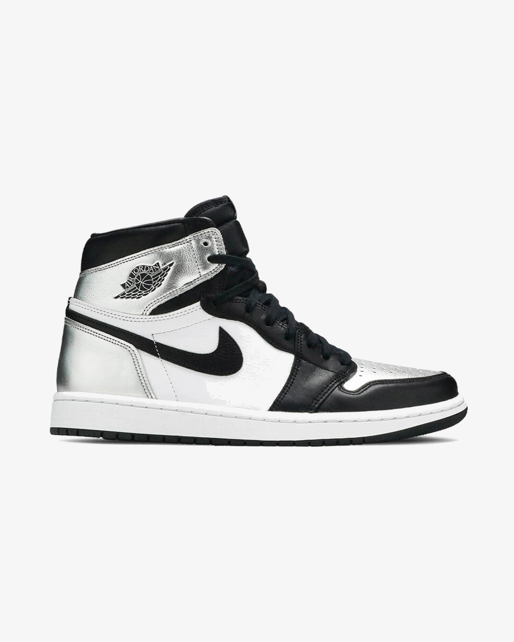 NIKE AIR JORDAN1 HIGH SILVER TOE WMNS Easy Step