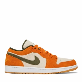 NIKE AIR JORDAN1 LOW OLIVE ORANGE Adaptive Style