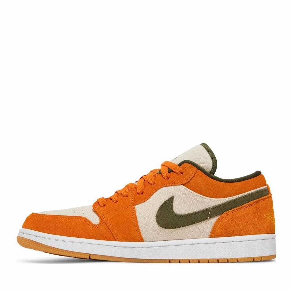NIKE AIR JORDAN1 LOW OLIVE ORANGE Maximum Comfort