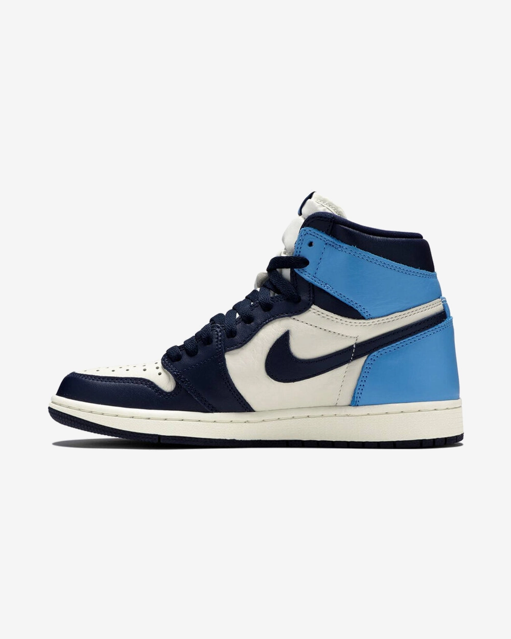 NIKE AIR JORDAN1 RETRO HIGH OBSIDIAN UNC BLUE High-traction