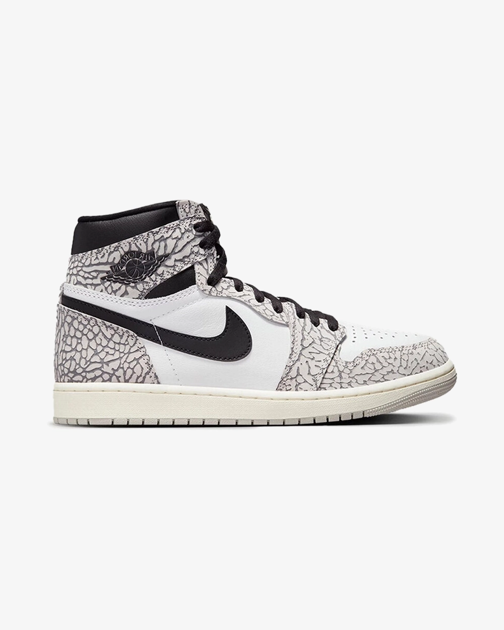 NIKE AIR JORDAN1 RETRO HIGH OG GS WHITE CEMENT (NEW) All-around touch Secure Sole