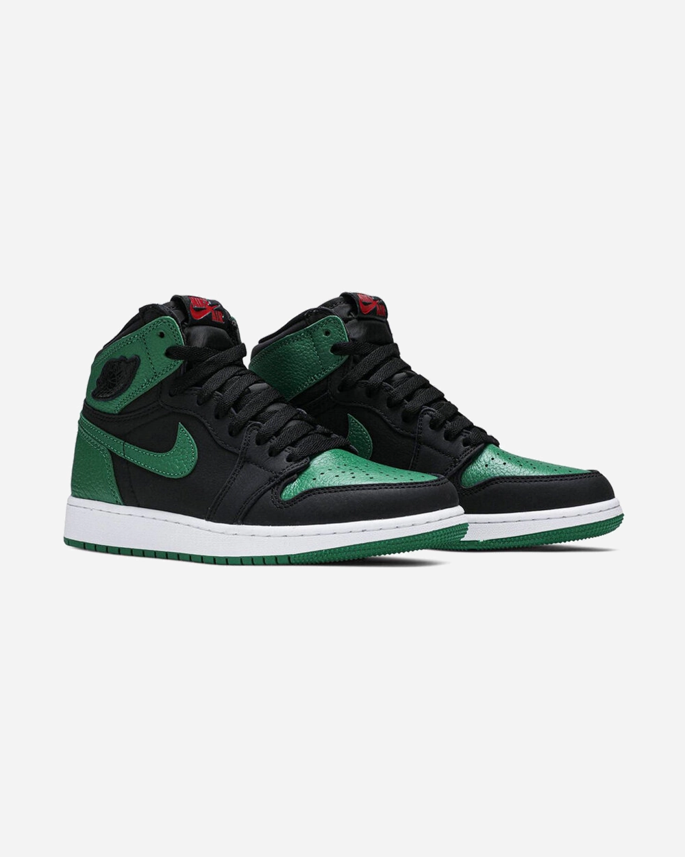 NIKE AIR JORDAN1 RETRO HIGH PINE GREEN BLACK Soft-lined