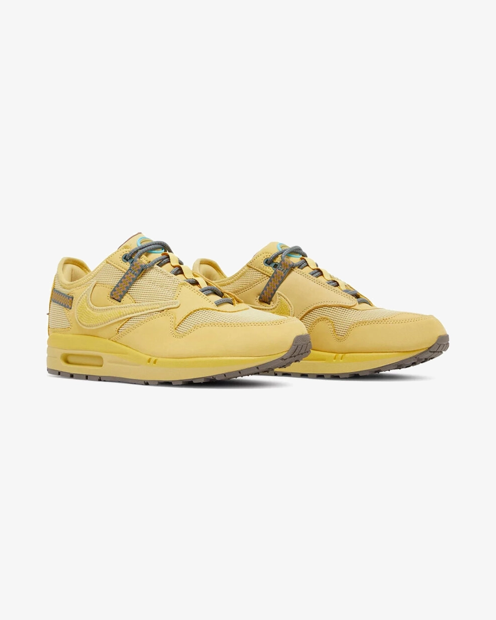 NIKE AIR MAX1 TRAVIS SCOTT CACTUS JACK SATURN GOLD Plush traction