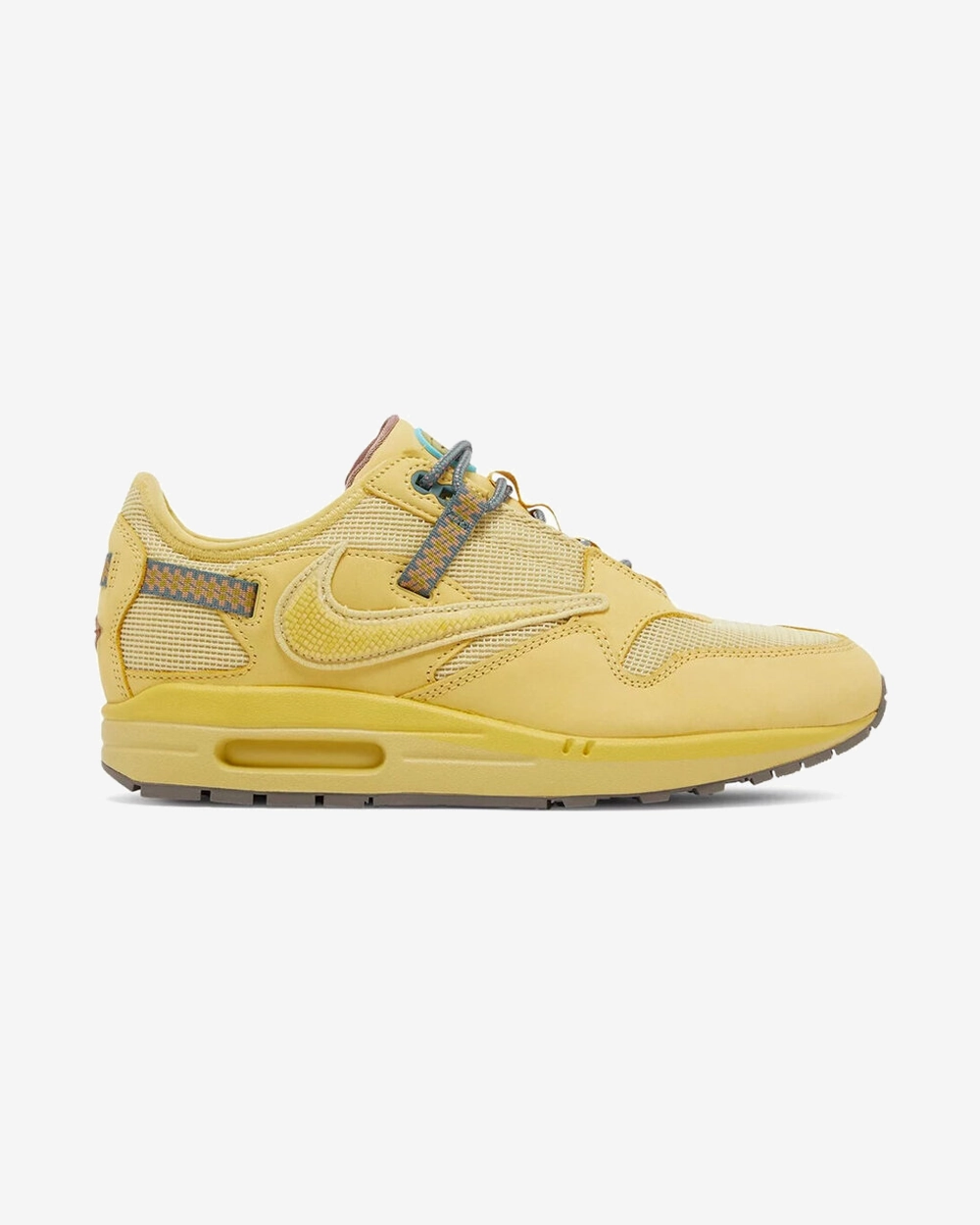 Iconic Ease NIKE AIR MAX1 TRAVIS SCOTT CACTUS JACK SATURN GOLD