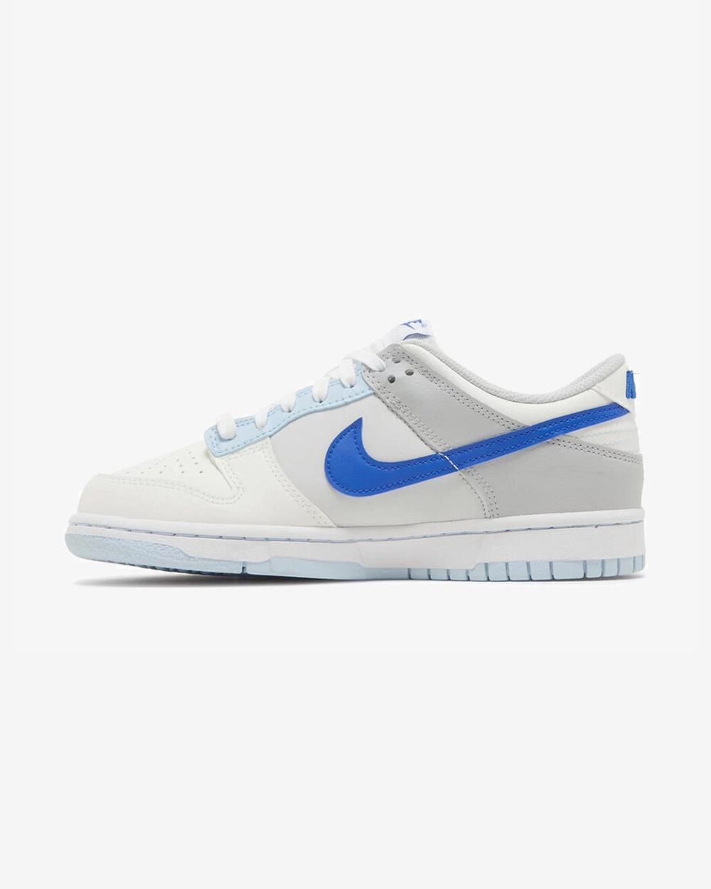 NIKE DUNK LOW GS IVORY HYPER ROYAL WHITE 2022 Fitted