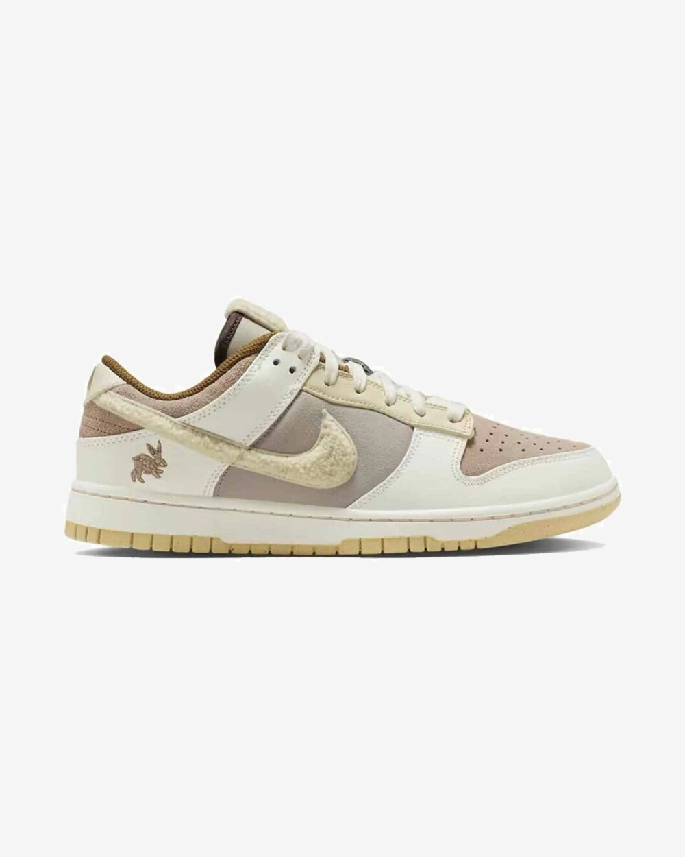 Sleek Silhouette Durable ease NIKE DUNK LOW RETRO PRM YEAR OF THE RABBIT FOSSIL STONE (NEW)