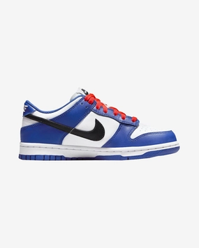 Lace Closure Gym-Ready NIKE DUNK LOW ROYAL RED BLUE GS