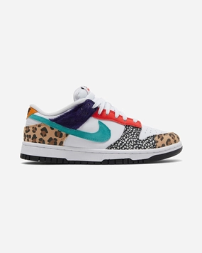 NIKE DUNK LOW SE WMNS SAFARI MIX Fast Movement Ultra-soft breathability