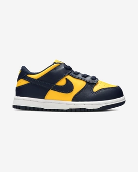 NIKE DUNK LOW TODDLER MICHIGAN 2021 Refined Look Casual Touch