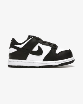 NIKE DUNK LOW WHITE BLACK TODDLER 2021 (NEW) Comfort Technology