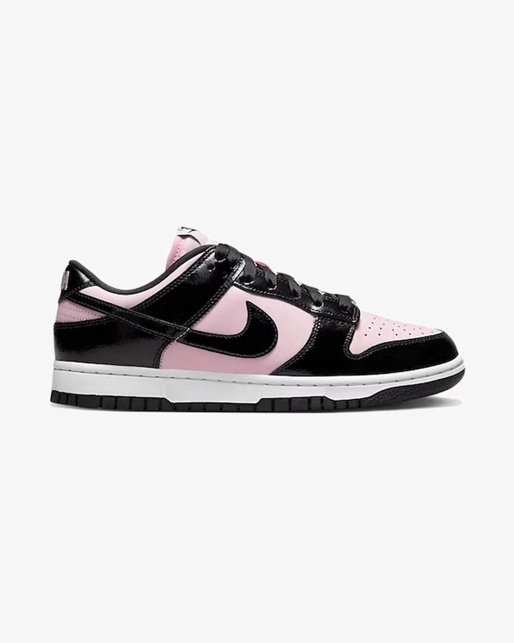 NIKE DUNK LOW WMNS PINK FOAM PATENT BLACK Multi-functional sole