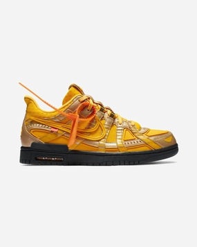 NIKE X OFF WHITE AIR RUBBER DUNK UNIVERSITY GOLD All-Day Cushioning