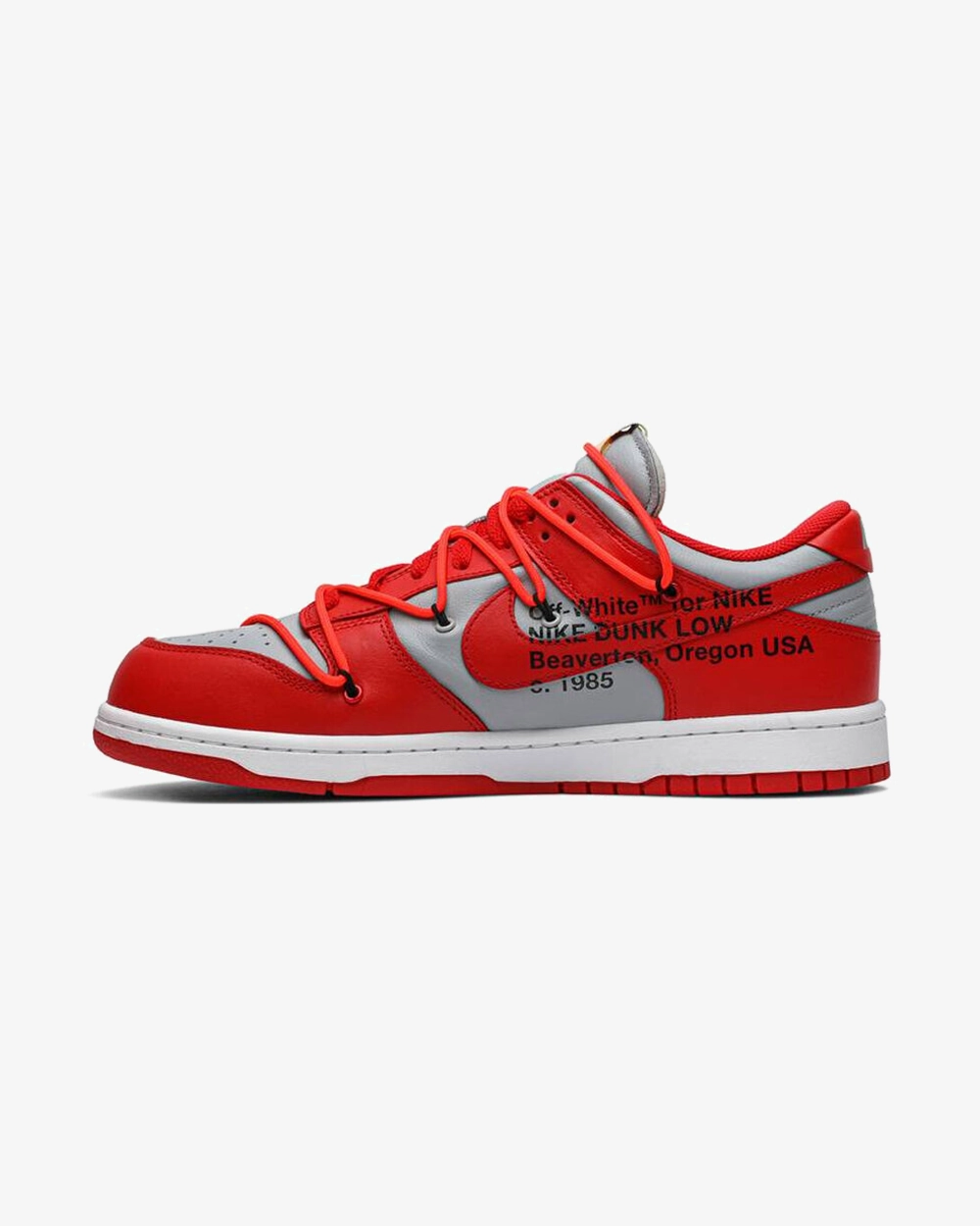 NIKE X OFF WHITE DUNK LOW UNIVERSITY RED Trendy Vibe