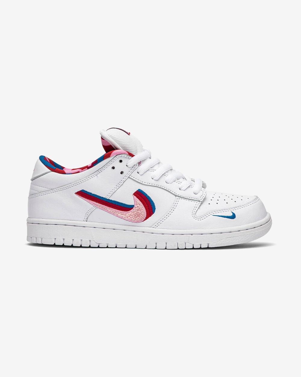 NIKE X PARRA SB DUNK LOW WHITE Comfortable Lace