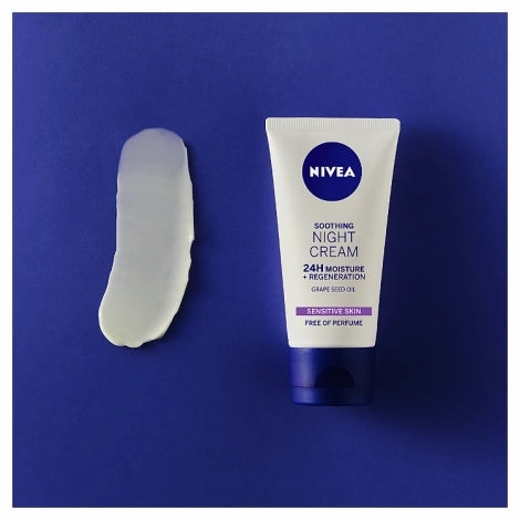Nivea Daily Essentials Sensitive 3 Night Care Cream - 50ml