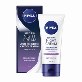 Nivea Daily Essentials Sensitive 3 Night Care Cream - 50ml