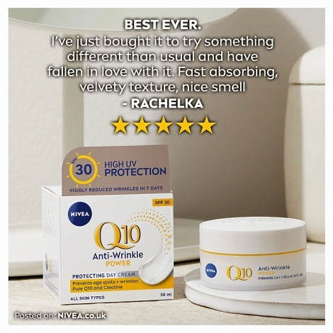 Nivea Q10 Power Sun Protection Day Cream SPF30