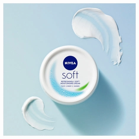 NIVEA Soft Moisturiser for Body, Face & Hands 200ml