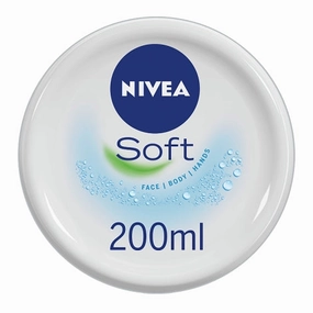 NIVEA Soft Moisturiser for Body, Face & Hands 200ml