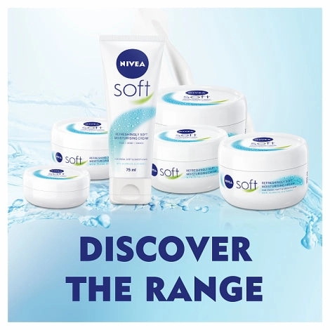 NIVEA Soft Moisturiser for Body, Face & Hands 200ml