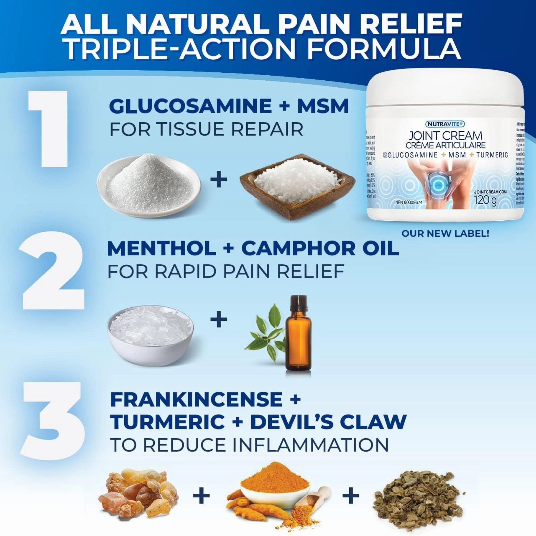 Nutravite Joint Cream 120g