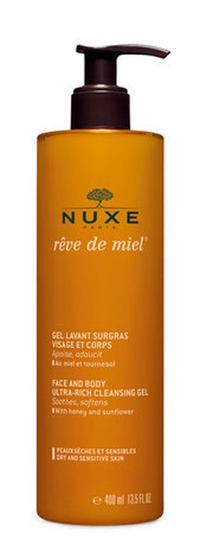 Nuxe Rve de Miel Face & Body Ultra-Rich Cleansing Gel 400ml