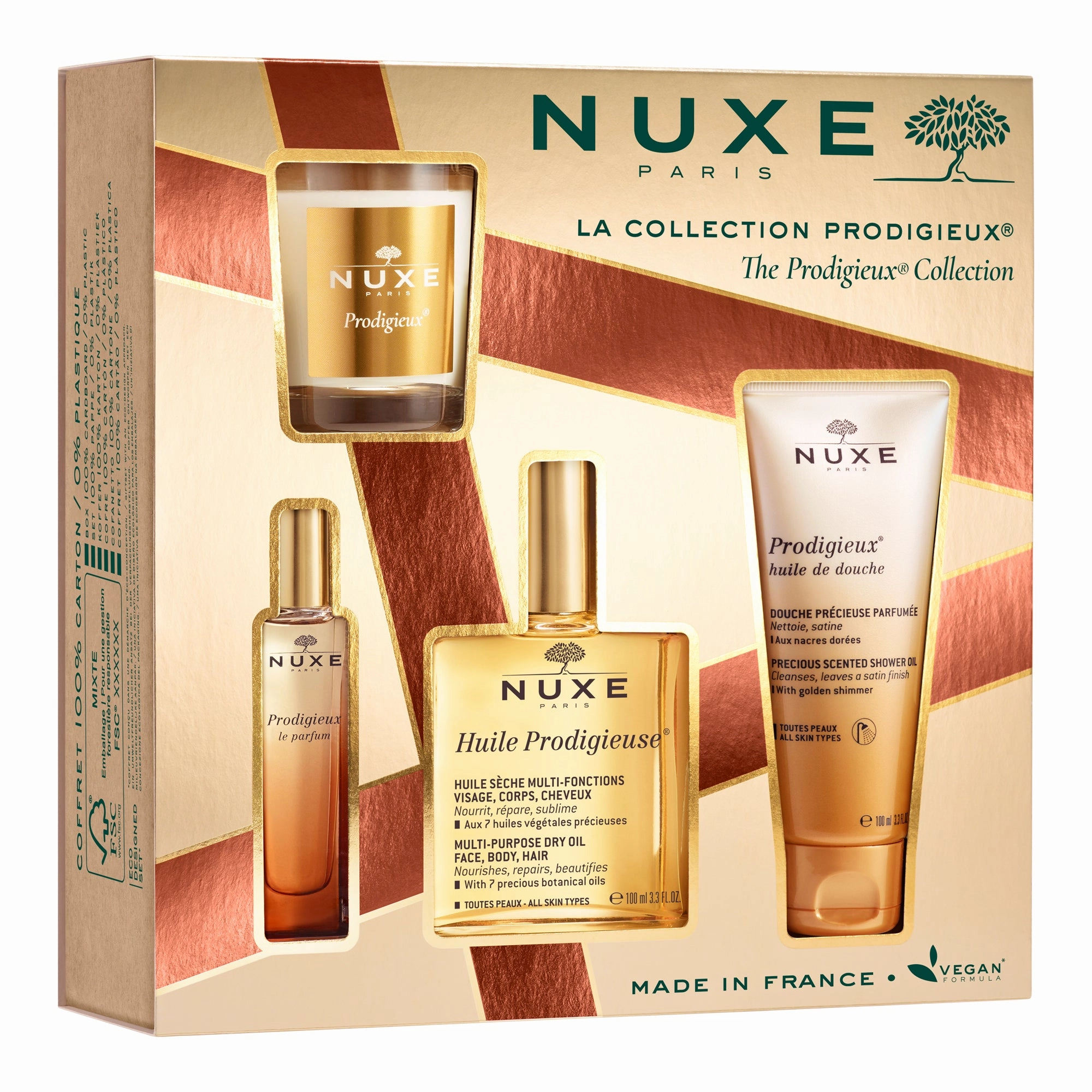 NUXE THE PRODIGIEUSE COLLECTION 4 PIECE SET