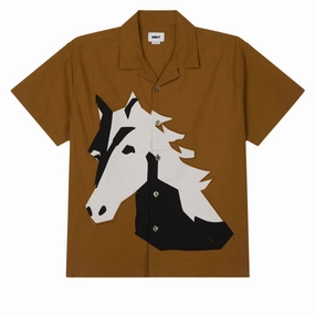 Obey Beau Woven Shirt - Breen Multi Console Games Invitations