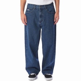 Obey Bigwig Baggy Denim Jeans - Stone Wash Indigo Hotel Amenities Courses