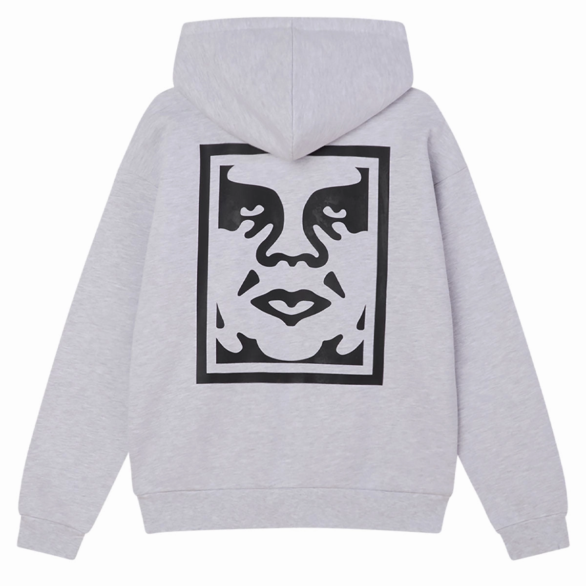 Obey Bold Icon Extra Heavy Hoodie - Ash Grey Video Game Accessories Football Cards