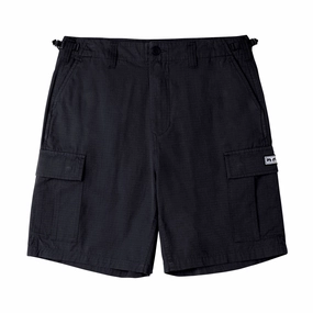 Obey Classic Cargo Shorts - Black Vacation Rentals Concerts
