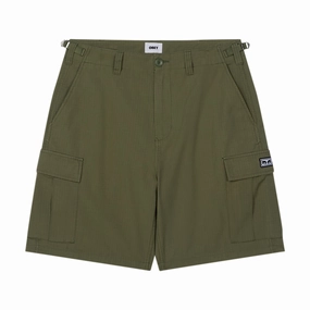 Obey Classic Cargo Shorts - Deep Lichen Green Vitamins Educational Games