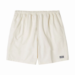 Obey Easy Relaxed Twill Shorts - Unbleached Hotel Amenities Baseball Cards