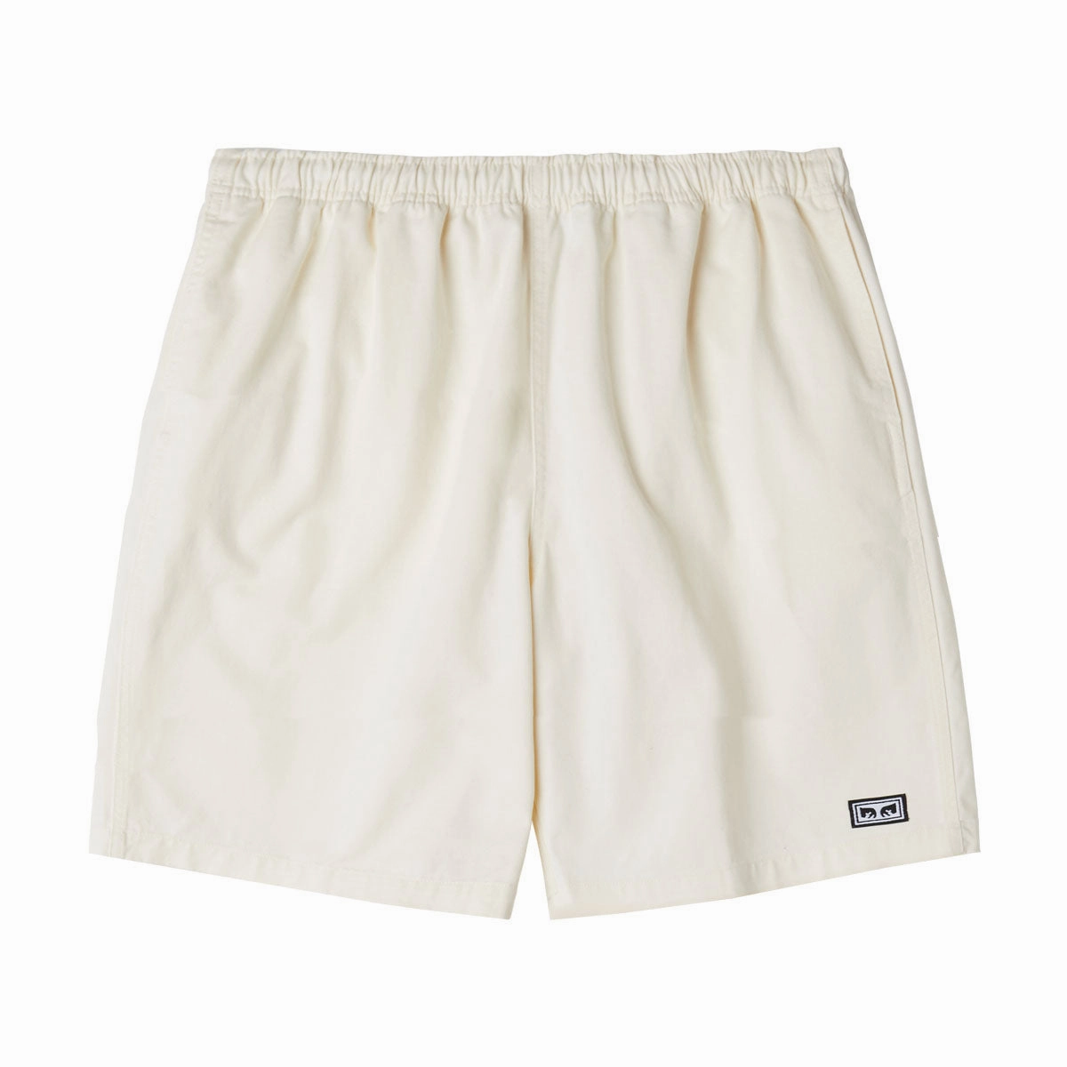 Obey Easy Relaxed Twill Shorts - Unbleached Hotel Amenities Baseball Cards