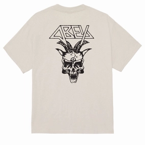 Obey Harbinger Of Peace T-Shirt - Silver Grey Recycled Fabrics Designer Brands