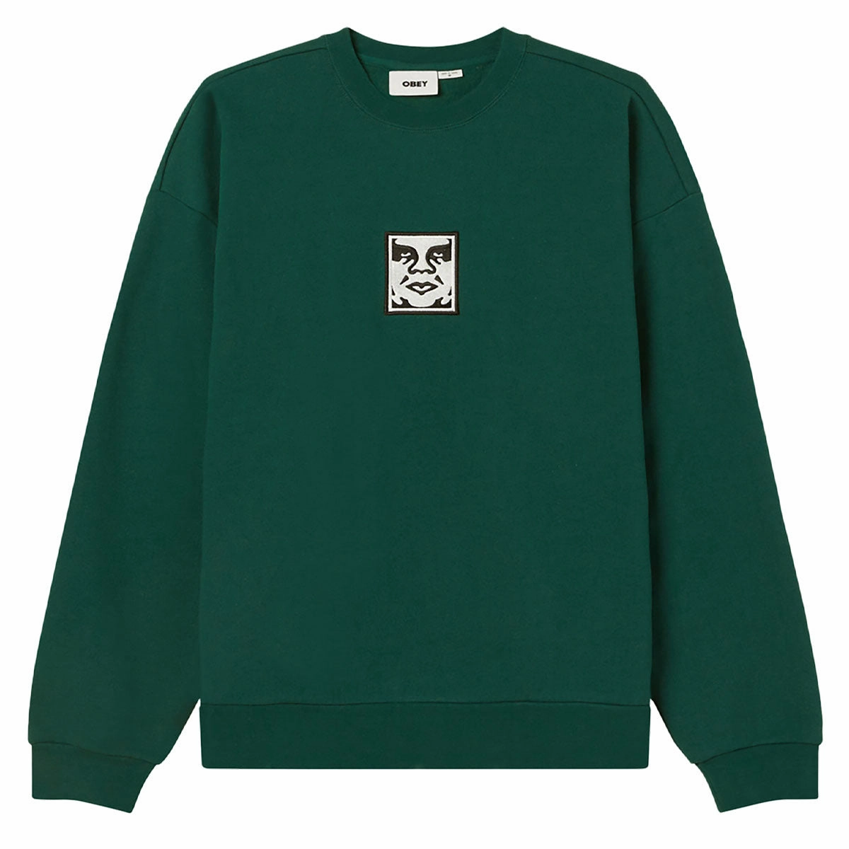 Obey Icon Extra Heavy II Sweatshirt - Rain Forest Car Parts Printers