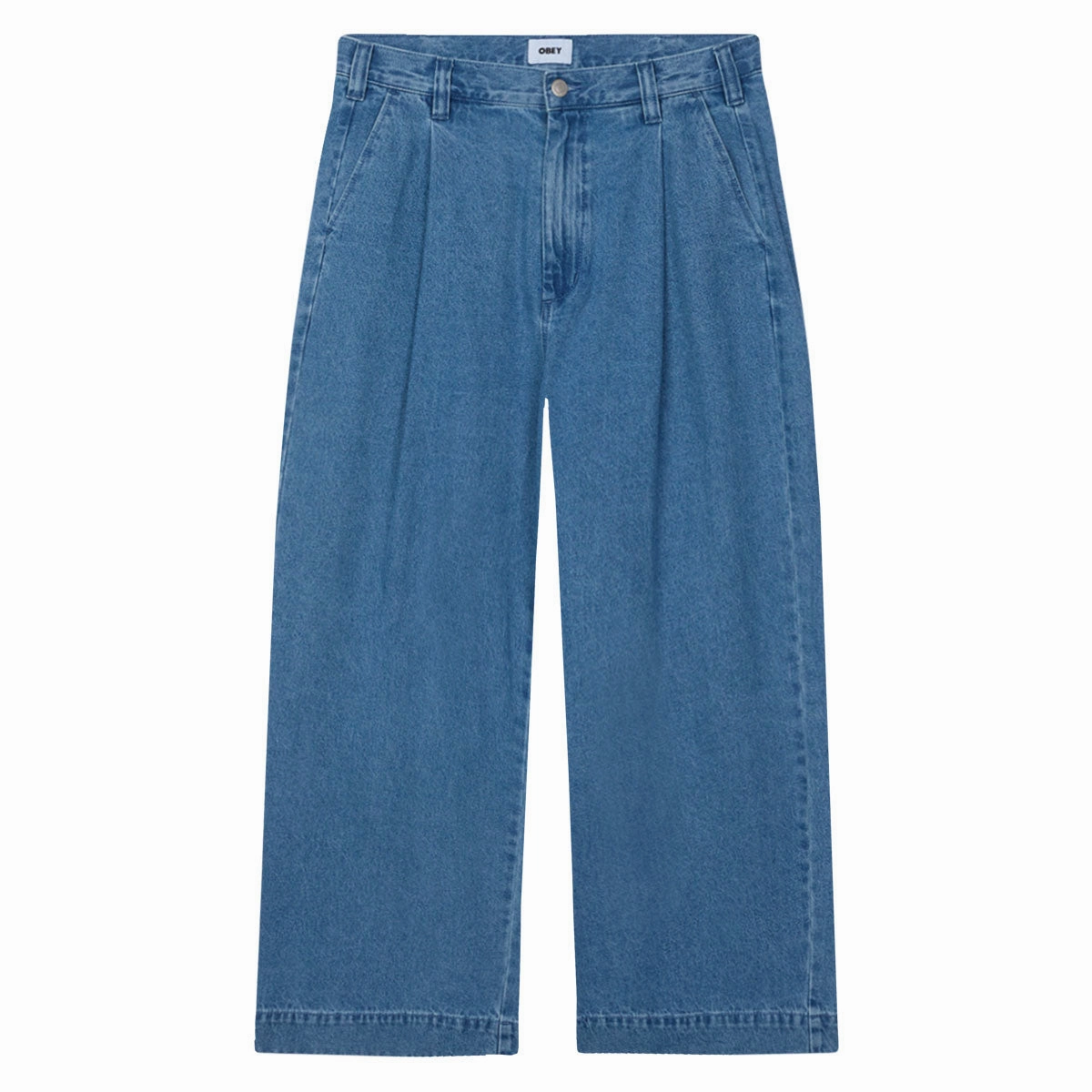 Obey Oliver Denim Pleated Jeans - Light Indigo RV Supplies Electrical Supplies
