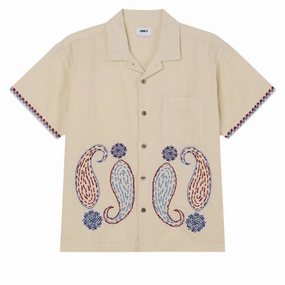 Obey Quentin Woven Shirt - Birch Multi Personalized TV Shows