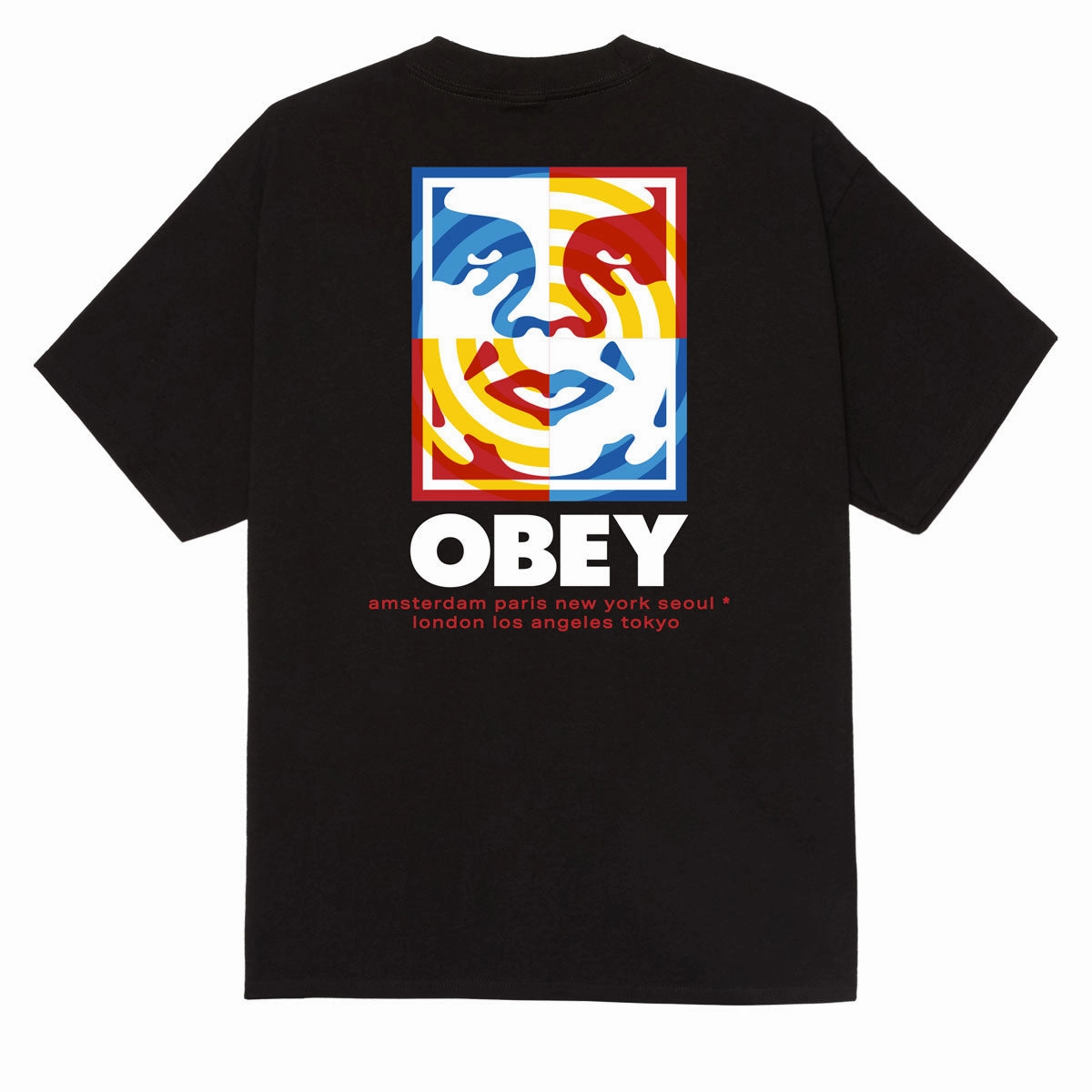 Obey Target Icon T-Shirt - Black Music Everyday Wear
