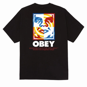 Obey Target Icon T-Shirt - Black Music Everyday Wear